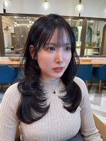 ロンドアベニール 北千住(Lond avenir)&nbsp;韓国顔周り/バタフライカット/ミディアムレイヤーカット北千住