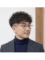スープレックス ヘアーデザイン(SOUPREX HAIR DESIGN)&nbsp;大人メンズツーブロックビジネスパーマ 30代 40代 50代 60代