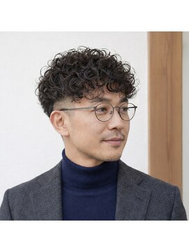 スープレックス ヘアーデザイン(SOUPREX HAIR DESIGN) 大人メンズツーブロックビジネスパーマ 30代 40代 50代 60代