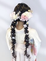 ハウス(HAUS.) 横浜卒業式予約着付けヘアアレンジ編みおろしaya