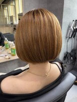 ピークス 千葉店(Peaks)&nbsp;丸みショートボブ/レイヤー/20代30代40代50代/顔周りカット