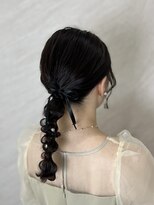 プルクラギンザ(PulchraGINZA) 編みおろし/ヘアセット/結婚式/編みおろし/綺麗目