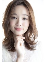 ラフヘアーアンドライフ 所沢東口店(LAF Hair&Life)&nbsp;潤みのある色気コーラルベージュ
