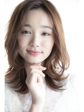 ラフヘアーアンドライフ 所沢東口店(LAF Hair&Life) 潤みのある色気コーラルベージュ