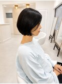 ショートボブマッシュショート前下がりボブ/東伏見