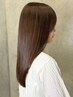 【自然なまとまり×ツヤ感ストレート◎】カット＋縮毛矯正+2stepTr ￥13900