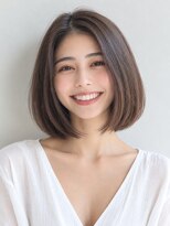 ピーチ バイ ニューヨークニューヨーク(a Peach by NYNY)&nbsp;大人可愛い大人美人ふんわりカール小顔カットショコラアッシュ