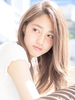 パティオン(PATIONN)&nbsp;マーメイドアッシュかきあげ前髪大人カジュアルおフェロロング