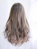 ヘアメイク ナル(hair make nalu) 透け感ベージュのミックスカール