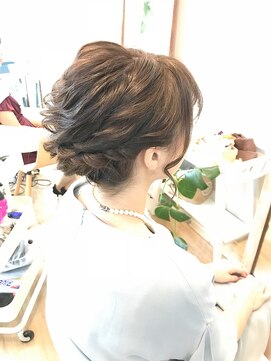 ロカット サロン(Roquat Salon) ボブ結婚式ふわアレンジ【ヘアアレンジ　立川/立川南/八王子】