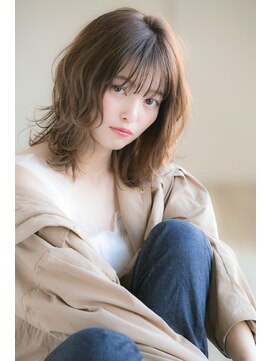 ユーフォリア 銀座(Euphoria) シースルーバングウルフレイヤースタイル！担当中間