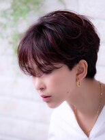 エルデ ナインズ ヘアー スタンド 川口店(elde 9's HAIR STAND)&nbsp;チョコレート＆プリカールの大人ガーリーのボブ風モードヘア