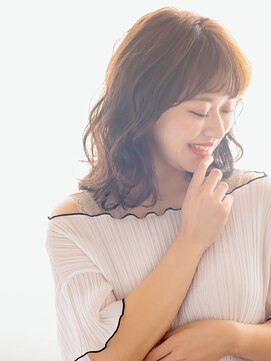 ヘアーサロン ラフリジー(Loufreasy) 【クリープパーマ】× ふわミディで大人かわいいセミディ♪