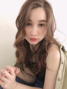 チョビー 銀座(chobii) ミルクティアッシュ/小顔/大人かわいい/デジタルパーマ/高柳