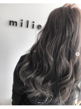 ヘアサロン ミリエ(HAIR SALON milie) グレージュカラー