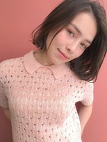 ポテト(potato) 透け感カラー × ナチュラルボブ