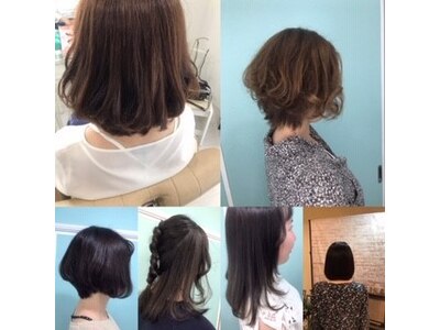 清潔な店内で大人女性を素敵にヘアーデザインさせて頂きます。