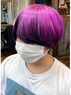 ウサギジュニア(ウサギjr.) パープルネイビーツートンカラー