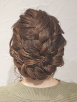 《ヘアリゾート粋》ゆるふわ編込みアレンジ◇新宿/新宿三丁目