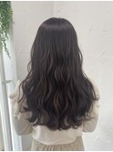 チョコレートブラウンアッシュブラウン暗髪カラーナチュラルヘア