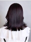 ディープラベンダー_グレージュカラーボブウルフ_ba405551