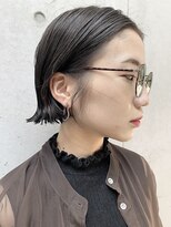 エマ 谷山店(EMMA)&nbsp;切りっぱなしボブ　ミニボブ　黒髪ボブ　地毛風カラー