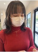ラフパーマ×インナーカラー