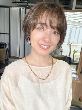 フェリア 池田(FERIA) 透明感カット × シースルーバング（田岡）