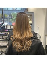 プルエクステのお店ネクスト(NEXT)&nbsp;#プルエクステ #ロング #エクステ #ダイヤモンド#ハニーベージュ