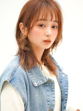 アグ ヘアー レシパ 星置店(Agu hair respa) 《Agu hair》軽やか♪おしゃウルフミディ