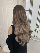 ハイエクステンション 京都駅前店(Hi-Extension)&nbsp;バレイヤージュ×ミルクティーベージュ▼miho065