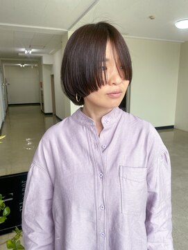 エレノア 自由が丘店(Eleanor) シアーカラー　マッシュショート　小顔ヘア　ショートヘア