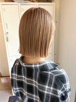 シエル 一社(cher)&nbsp;暖色ベージュ×ボブ