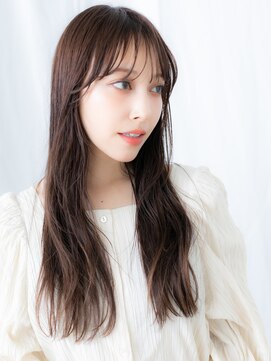 ドクターズ サロン ラブ(Dr's Salon LAB) シースルーバング抜け感ダークアッシュロングf古河20代30代40代