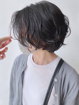 モリオフロムロンドン 原宿本店(morio from London) 【morio原宿】ゆるふわパーマ ボブパーマ 前髪なしパーマ