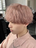 ジエクト ヴィシア(The Ect VIXIA) ベビーピンク/ハイトーンピンク/ピンクカラー/刈り上げマッシュ