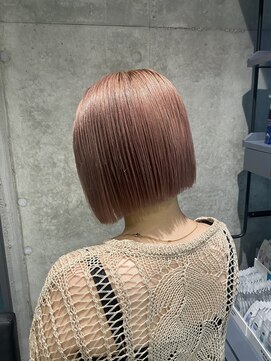 スタイル スマート サロン(STYLE smart salon) 【yua/藤沢】ピンクベージュ/ハイトーンボブ/ケアブリーチ
