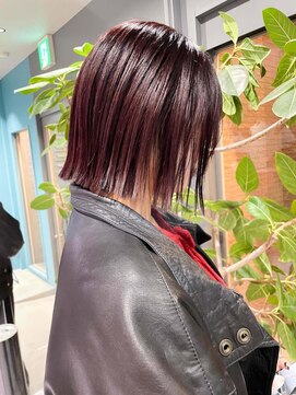 ノエ トトン(noe tton) 切りっぱなしボブ/グレージュ/20代30代AYA72