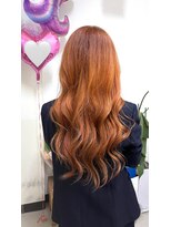 アマネク(AMANEQ by THISCOVER.)&nbsp;ハイトーンオレンジ/ウェーブミックス