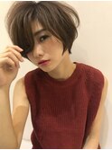 ワンサイドショート/ボブ/ブランジュ/ダブルバンク 表参道/青山
