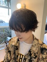 ジップ 緑店(zip)&nbsp;ショートマッシュパーマ × 20代おしゃれ感UP