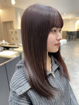 スティル カラン(STILL calin) 【佐々木】ボルドー×ピンクカラー