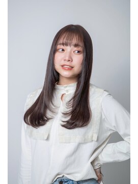 ルフュージュ バイ プロデュース 相模大野店(Refuge by Produce) レイヤーカット/ショコラブラウン/ストレートロング