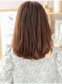 ウェットヘア韓国風巻きレイヤーカットロブTc3大宮20代30代40代