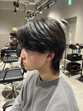 テクト バイアッシュ 吉祥寺店(Tect by Ash) センターパートミニウルフダウンパーマインナーラベンダー