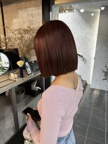 ノス 表参道(NOOS)&nbsp;髪質改善インナーグレージュピンクベージュマチルダボブNOOS根本