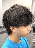 渋谷波巻きスパイラルパーマ強めシャドウパーマツイストパーマ