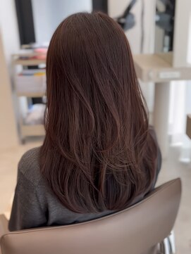 ソヨン 栄2号店(SOYON) 【大人の憧れ】秋のツヤ髪カラー/ウォームブラウン/レイヤー