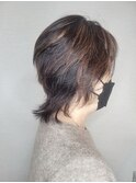 40代50代×ウルフ×イノアカラー×ハイライト