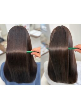 『クセを伸ばす』のは当たり前。『柔らかくデザインできる』のがartilibのストレート